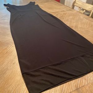 Sigrid Olsen long black dress.